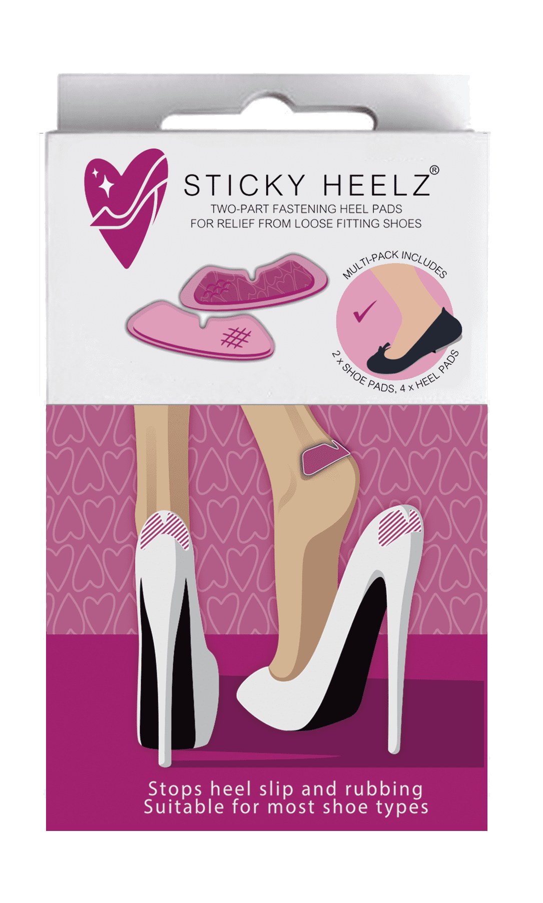 2X insole sole protections stickers non-slip ladies high heels cushions stickers 