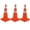 28"*6pcs, variant on Kojooin Heavy-Duty Orange Pvc Construction Cones with Reflective Rings, Suitable for Road, Parking Lot, Driveway and Home Use