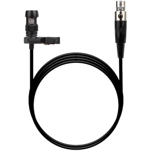 Lavalier Microphone Lapel Microphone, Heart Shaped Directional Condenser mic Compatible with Shure Wireless Bodypack Transmitter, with 1.45m Cable Mini XLR 4 Pin TA4F Plug