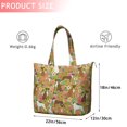 thumbnail image 4 of Cute Boxer Dog and Flowers Florals Travel Tote Bags for Women Carry On,Large Weekender Bags for Women Travel,Multi Functional Duffle Bag for Work,Shopping,Sports, 4 of 5