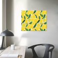 thumbnail image 4 of Orinice Lemons Leaves Fine Art Aesthetic Poster & Print Wall Painting for Classroom Kitchen Office Farmhouse Bathroom Room Decor Pictures Wall Art Painting Art Modern Canvas Prints, 4 of 6