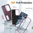 thumbnail image 4 of Para Samsung Galaxy S26 5G Funda para Teléfono de 6,3" con Soporte Incorporado, Funda Protectora Resistente a Prueba de Golpes/polvo/caídas de Grado Militar para Samsung Galaxy S26 5G, Púrpura,, 4 of 8