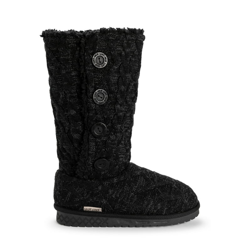 Muk Luks Women s Lilyana Marl Cable Knit Knee High Boots Sizes 6 11 Walmart