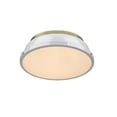 thumbnail image 2 of Yep by Golden Lighting Duncan 2-light Flush Mount in Rubbed Bronze and Rubbed Bronze shade, 2 of 22