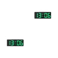 thumbnail image 3 of Billuyoard ABS LED Reloj digital Estilo simple Recargable 2 Modo 5 Engranaje Función de repetición Control de sonido Alarmas Medidor de tipo 9 2piezas, 3 of 6