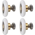 thumbnail image 1 of Shower Door Roller, Roller Caster Wheel for Shower Door Sliding Casters Door Roller Replacement Wheel 4 Pieces (20MM), 1 of 4