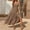 #1-Coffee, variant on AOOCHASLIY Sun Dresses for Women Beach Bohemian Spaghetti Strap Smocked Tiered Long Beach Sun Dresses Sleeveless Solid Maxi Dress