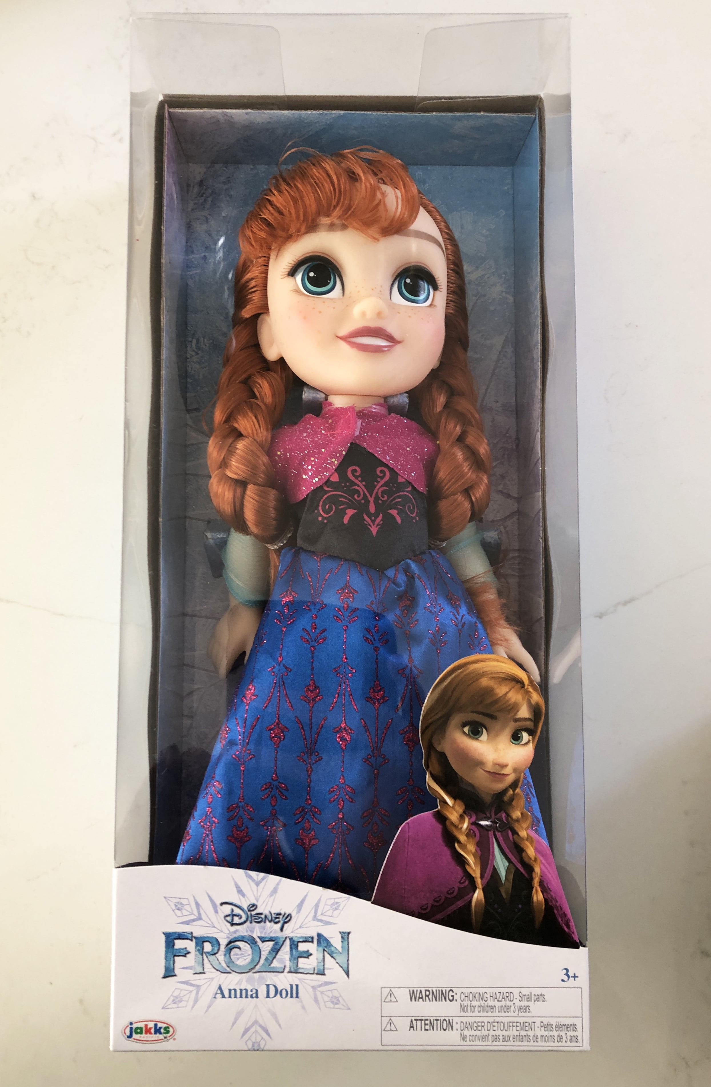 Jakks Disney Frozen Classic Anna 13” Princess Doll - Walmart.com