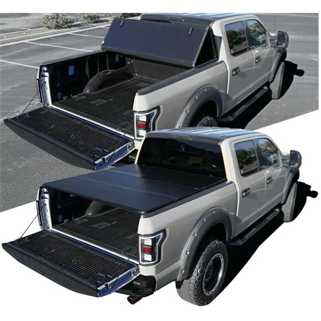 Spec D Tuning Tc3h F15004 65 Mp 6 5 Ft Hard Tri Fold Tonneau Cover For 2004 2014 Ford F 150 44 Black Walmart Canada
