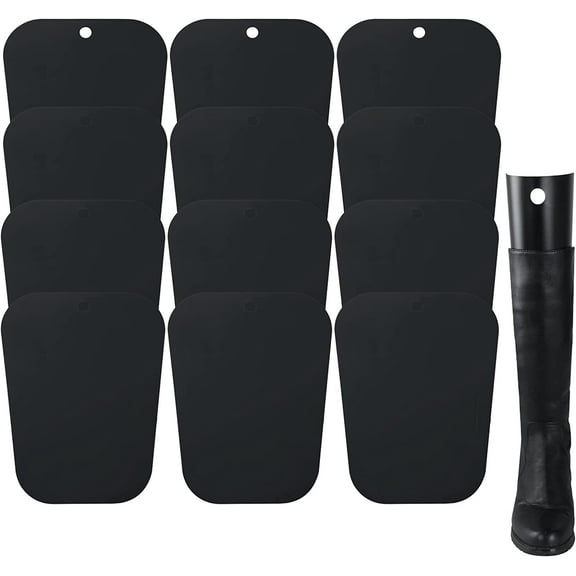 Enasui Boot Shaper Form Inserts Support Shape Boots for Women and Men 6Pairs (14", Black)