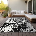 thumbnail image 6 of Addison Rugs Chantille Indoor/Outdoor Transitional Abstract Black Washable Rectangle Rug, 8' x 10', 6 of 6