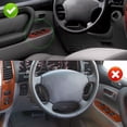 thumbnail image 4 of Window Switch Panel, Premium ABS Material, Direct Fit, 4pcs for J100 1998-2007 Left Hand Drive, Front Left Front Right Rear Left Rear Right Installation, 4 of 7