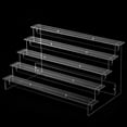 thumbnail image 5 of Sleek Transparent Design A Functional Storage Solution in the Form of a Detachable 25 Layer Acrylic Ladder Rack, 5 of 6
