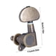 thumbnail image 5 of Cateissary Clavijas de afinación de guitarra de 6 piezas, ajuste de instrumento musical, pieza de repuesto, botón de tecla de ajuste, clavija de Artesanía color bronce Cateissary HA060613-05, 5 of 6