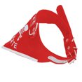 thumbnail image 4 of Pet Scarf, Comfortable Dog Scarf Wear Resisting PU  For Pet Dogs Red M, 4 of 8