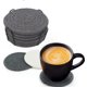 thumbnail image 2 of 6 Piezas Salvamanteles para Macetas Posavasos Tejidos Trenzados Grandes, Posavasos para Tazas con Tejido de Hilo de Algodón, Posavasos para Platos para Olla Caliente, Alfombrilla para Suministros de, 2 of 8