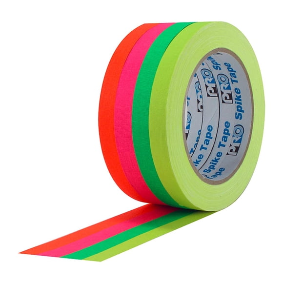 Pro Tapes Pro Spike Stack 1/2 x 20 Yard (4) Flourescent Variety