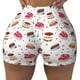 thumbnail image 2 of Fotbe Birthday Cake Shorts Sin Costuras – Shorts Deportivos de Cintura Alta para Mujer, Elásticos para Gimnasio, Yoga, Running o Ciclismo-Medium, 2 of 8