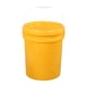 thumbnail image 1 of Cubo de almacenamiento de alimentos con asa y tapa, contenedor de almacenamiento multiusos para el hogar Amarillo, 1 of 9