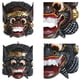thumbnail image 5 of Asia Tailandia Artesanía de Tallada Facial Decoración de Colgante de Pared Negro Hugo Máscara de madera de Tailandia, 5 of 10