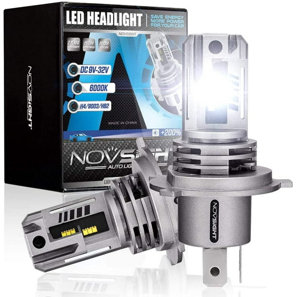 Headlight set, H4 LED, fits Golf Mk1 Convertible with headlight