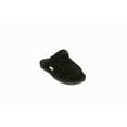 thumbnail image 2 of Natural Suede Men Slippers | Black |8, 2 of 6