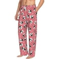 thumbnail image 2 of Easygdp French Bulldog Face Men's Pajama Pant, Sleep Elastic Waistband Lounge Pants - Medium, 2 of 9