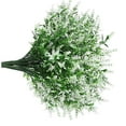 thumbnail image 3 of Lavanda artificial 5 ramas de plástico falso ramo de flores de simulación de boda, blanco 8 piezas Speravity HA8797-06B, 3 of 6