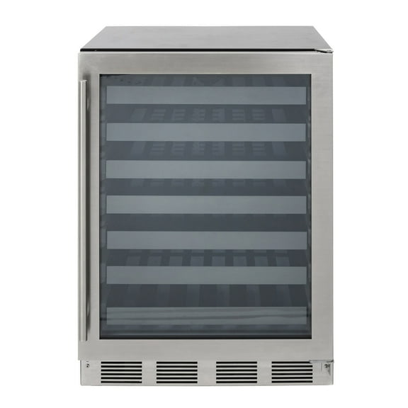 Maxximum 24" Single Zone Wine Cooler, 54 Bottle Capacity, in Stainless Steel (MAXWC24SS)