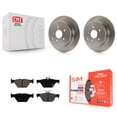 thumbnail image 1 of Transit Auto Rear Disc Brake Rotors and Semi-Metallic Pads Kit for Car Subaru Crosstrek K8S-102725, 1 of 11