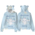 thumbnail image 5 of Sudadera con capucha y estampado digital con orejas de gato de Sanrio y perro canela en 3D para adultos y niños, 5 of 5