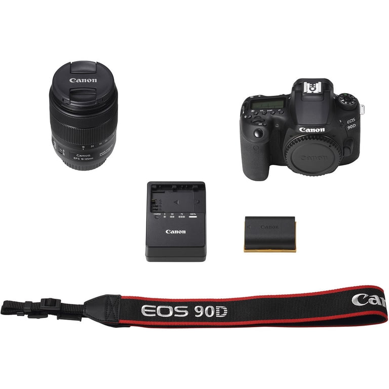 Canon EOS 90D DSLR Camera with 18-135mm Lens - 3616C016 - Walmart.com