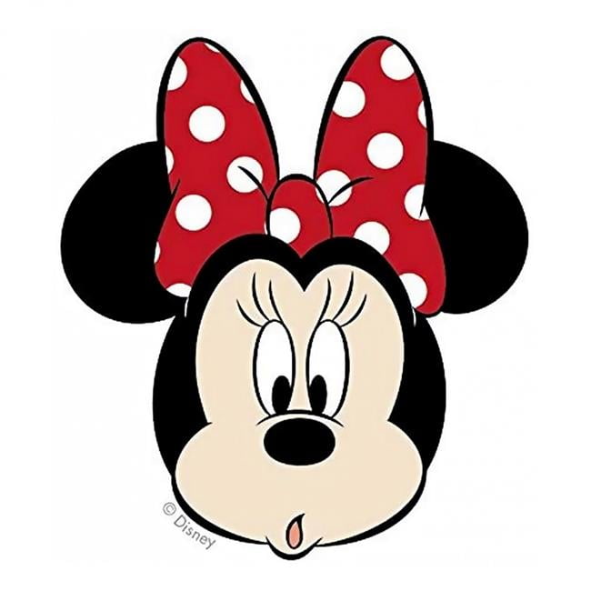 Minnie Mouse 848521 Disney Minnie Mouse Surprised Vinyl Car Emblem