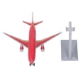 thumbnail image 3 of Alloy Pull Back Airplane,Alloy Pull Back Airliner Passenger Plane Model Sound Light Airplane Toy Effortless Installation, 3 of 8