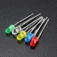 thumbnail image 1 of 500Pcs 3mm LED Light White Yellow Red Blue Green DIY Diode Assortment, 1 of 8