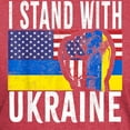 thumbnail image 3 of CafePress - I Stand With Ukraine Flag American Flag Su T Shirt - Mens Tri-blend T-Shirt, 3 of 4