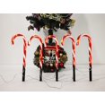 thumbnail image 1 of Luces de caña solares One Drag Five Candy Lights Decoración navideña Luces navideñas LED, 1 of 5