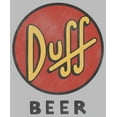 thumbnail image 2 of Men's The Simpsons Duff Beer Classic Logo Graphic Tee Athletic Heather Medium, 2 of 5
