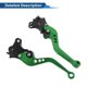 thumbnail image 5 of Palancas de freno y embrague cortas únicas para BMW R NINE T 2014-2016, palanca de freno ajustable en 6 posiciones, aleación de aluminio T6 6061, verde, 1 par, 5 of 7
