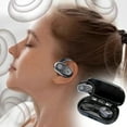 thumbnail image 7 of Earbuds Wireless, Hwkond Wireless Ear Mounted Bluetooth Earphones No In Ear Sound Leakage Stereoscopic Sound Quality Advanced Sports Earphones, Black, Up to 60% Off, 7 of 7