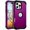 Purple, variant on Dteck for iPhone 16 Pro, 3 in 1 Full Body Rugged Shockproof Slim Hybrid Heavy Duty Hard PC Cover Soft Silicone Rugged Bumper Protective Case, Rosegold