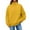 Yellow, variant on Breezora Womens Oversized Mock Neck Sweatshirt Long Sleeve Pullover Top 2025 Fall Collection Casual Comfort Wear L Size Black