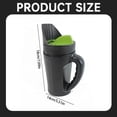 thumbnail image 3 of Clearance! AquaDoc Handheld Spreader for Snow & for Ice Melt Spreader & Seed Shaker Hand Held Spreader for Snow & Rock Spreader Seed Disseminators,Green, 3 of 7