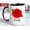 Black, variant on Rose Personalized Mug Rose Name Mug Rose Coffee Cup Rose Custom Gift for Her Rose Floral C
