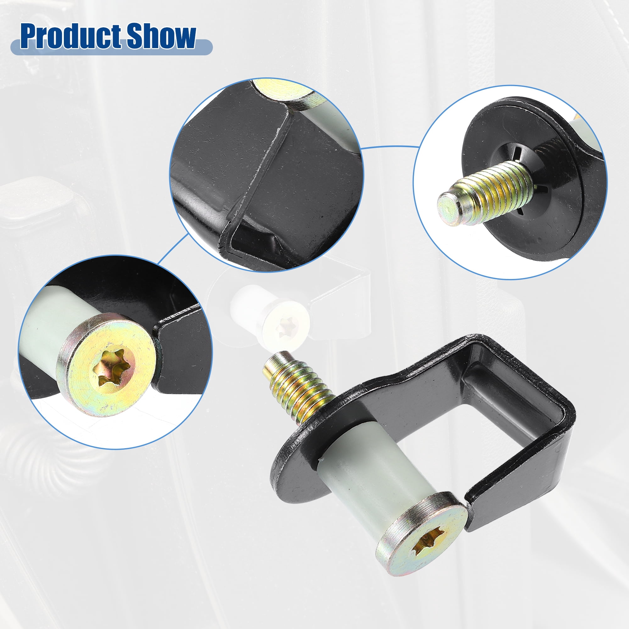 Unique Bargains Door Lock Striker for Ford F-150/250/350 1984 2 Pack