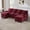 Red, variant on 106" U Shape Sectional Sofa Cloud Couch for Living Room, Upholstery Comfy Modular Sofas, 4 Seat Chenille U-Shaped Sleeper Sofa with Chaise Lounge, Ottoman & Pillows (Green)