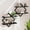 Black Two-piece Set, variant on WFPXAMLZZMD 2-Piece Wooden Wall Mounted Diamond Floating Shelves, Multi-Use Decor Storage Organizer for Living Room/Bedroom/Kitchen