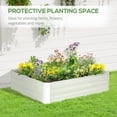 thumbnail image 4 of Outsunny Galvanized Raised Garden Bed, 4' x 3' x 1' Metal Planter Box, 4 of 8