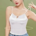 thumbnail image 2 of Tqcoqu Women's Solid Color Suspender Sexy Ventilate Thread Inner Shapewear Top, 2 of 6