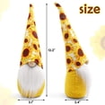 thumbnail image 5 of Bumble Bee Striped Gnome Scandinavian Tomte Swedish Elf Plush Doll, Home Decor Luck Charm for Bee Festival Spring Summer Birthday Holiday Gift, 2Pcs Set Adorable Soft Cloth 12.2 Inch Bee Decor, 5 of 9